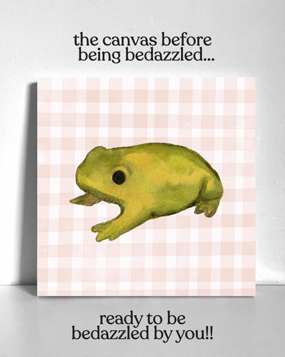 Frog Bedazzle Canvas Kit