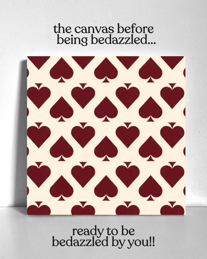 Spades Bedazzle Canvas Kit