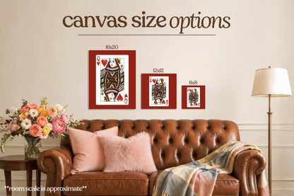 Queen of Hearts Bedazzle Canvas Kit