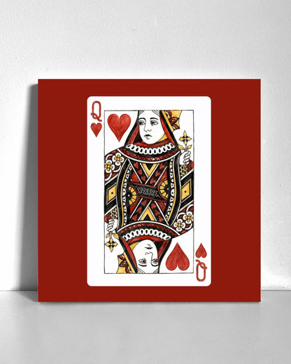 Queen of Hearts Bedazzle Canvas Kit