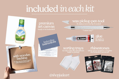 Ranch Bedazzle Canvas Kit