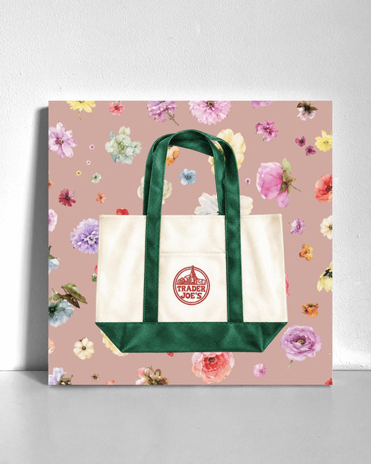 Trader Joes Bag Bedazzle Canvas Kit