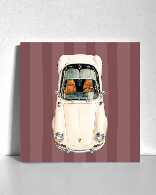 Vintage Sports Car Bedazzle Canvas Kit