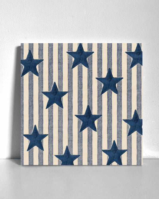 Vintage Stars Bedazzle Canvas Kit