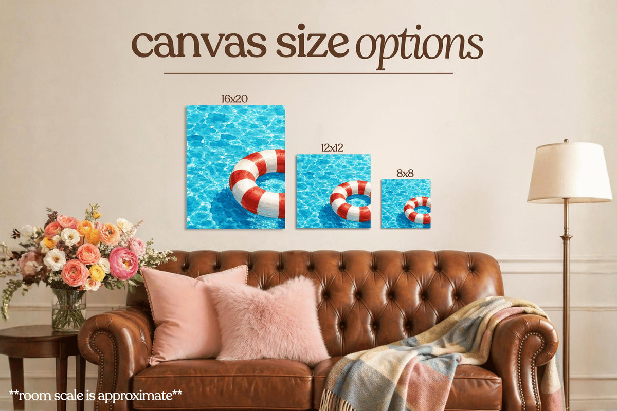 Pool Floatie Bedazzle Canvas Kit