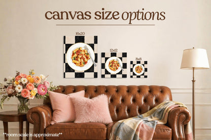 Pasta Dish Bedazzle Canvas Kit