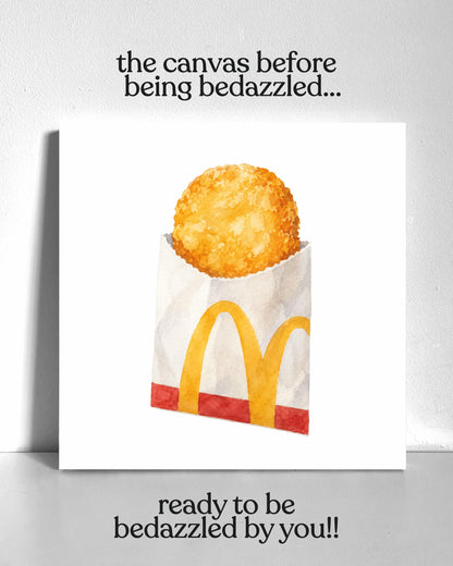 Hash Brown Bedazzle Canvas Kit