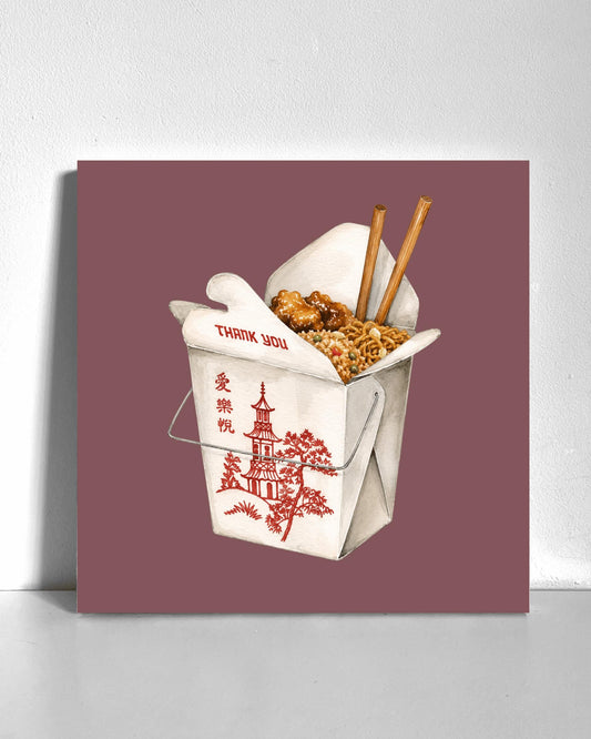 Chinese Food Takeout Bedazzle Canvas Kit