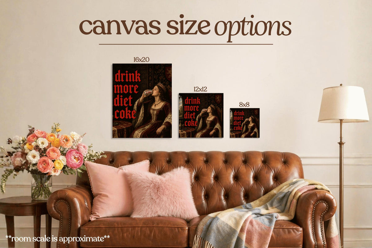 Medieval Diet Cola Bedazzle Canvas Kit