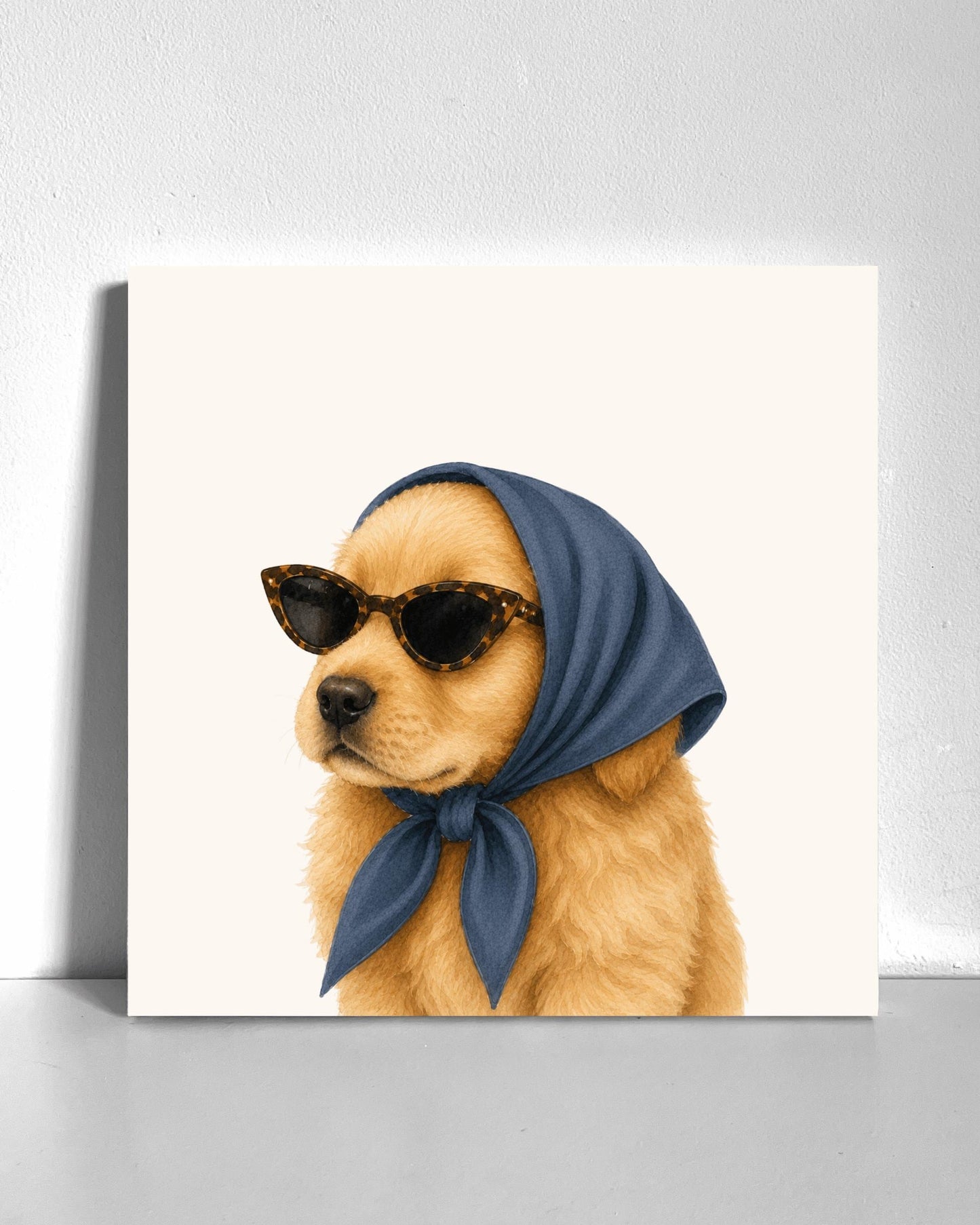 Stylish Cocker Spaniel Puppy Bedazzle Canvas Kit