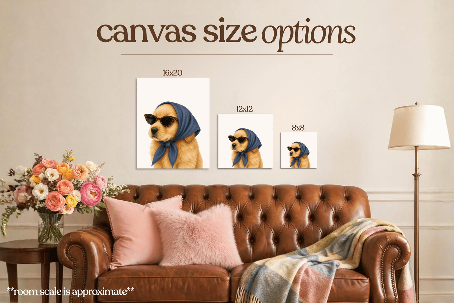 Stylish Cocker Spaniel Puppy Bedazzle Canvas Kit