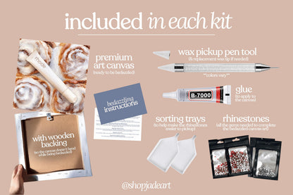 Rhode Cinnamon Bedazzle Canvas Kit