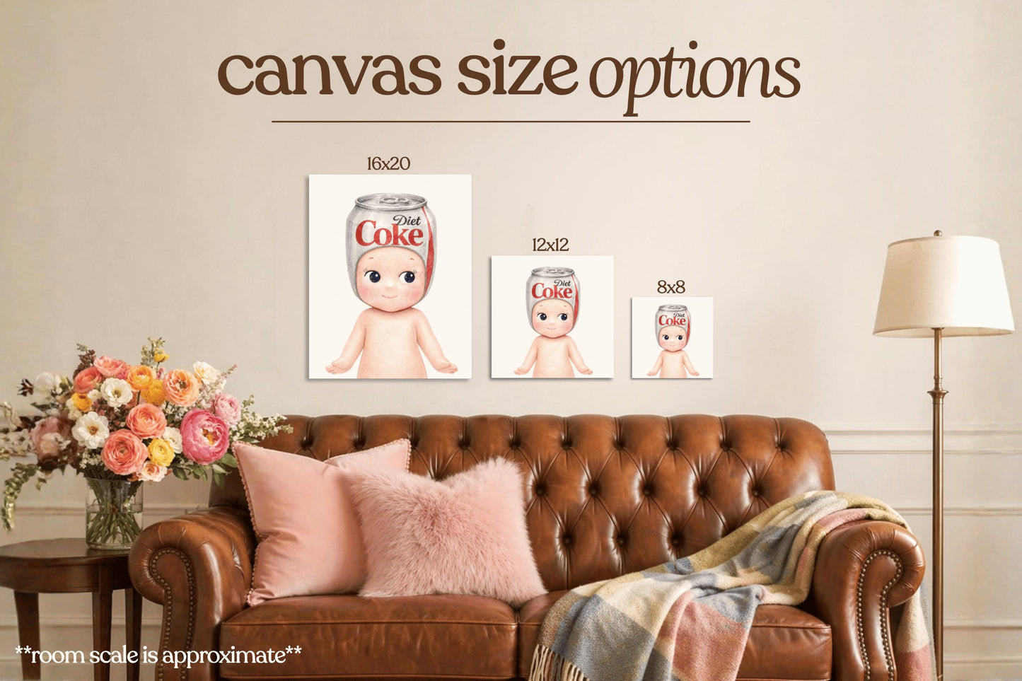 Diet Cola Sonny Bedazzle Canvas Kit