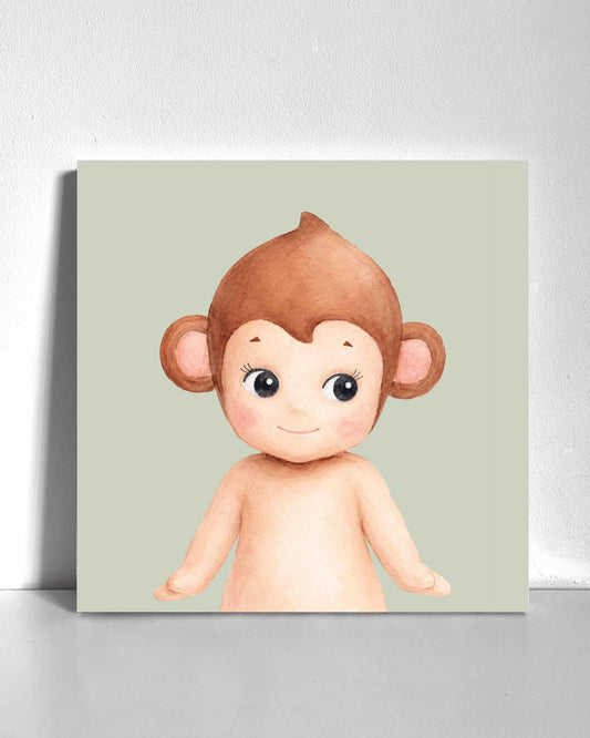 Monkey Sonny Bedazzle Canvas Kit