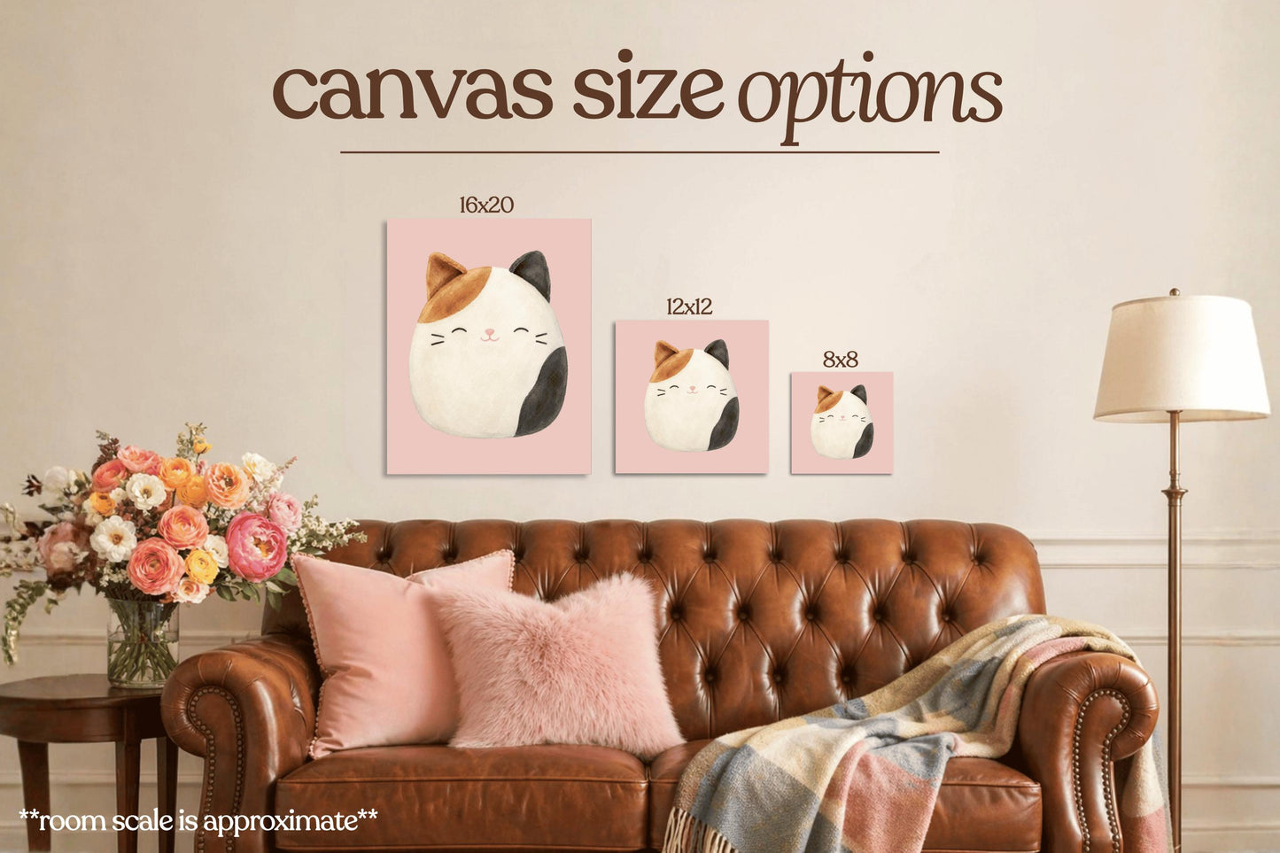 Cat Squish Plushie Bedazzle Canvas Kit