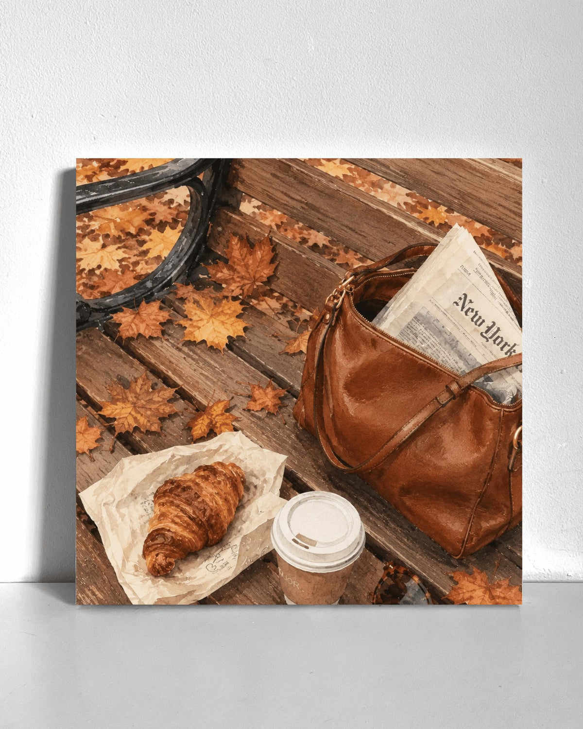 Autumn in the Park Bedazzle Canvas Kit