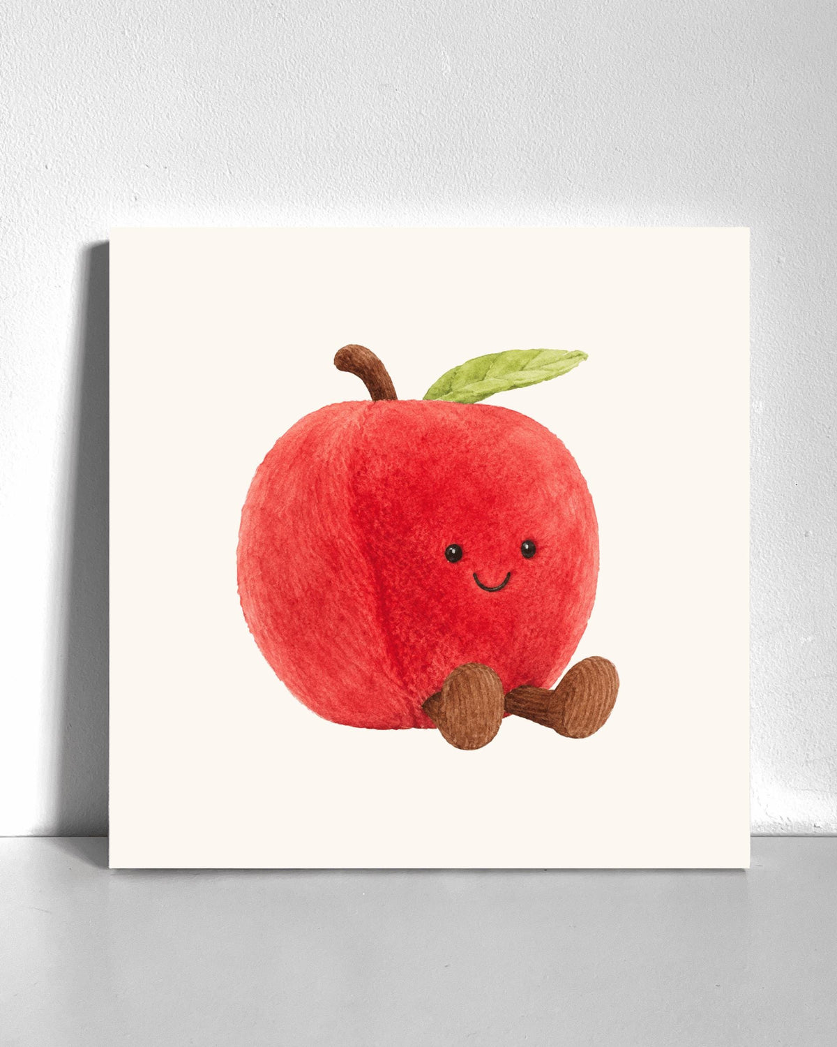 Apple Plushie Bedazzle Canvas Kit