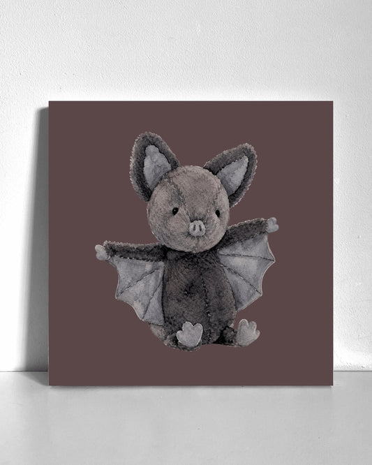 Black Bat Bedazzle Canvas Kit