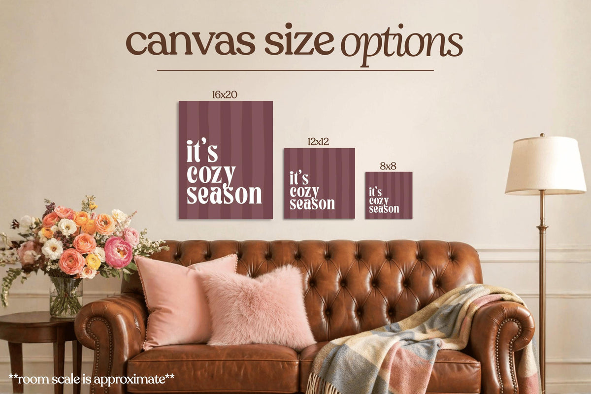 Cozy Season Bedazzle Canvas Kit