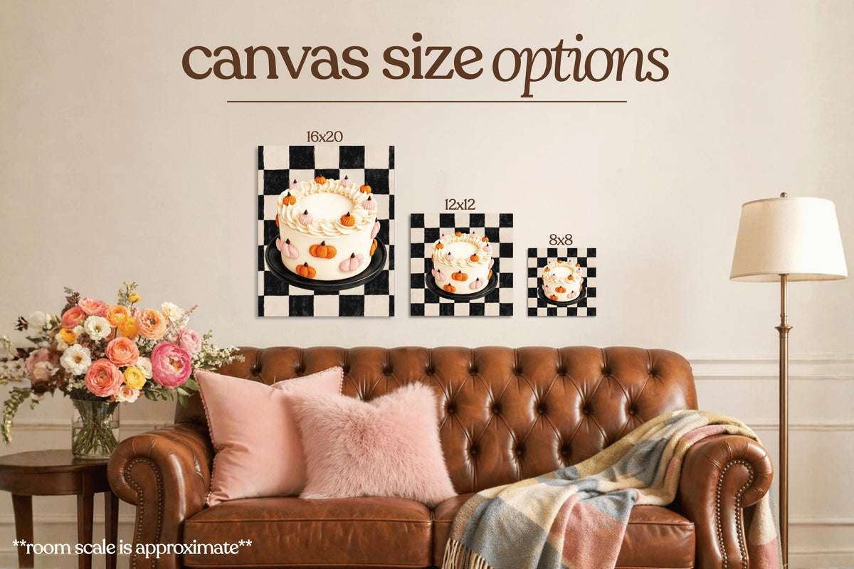 Autumn Cake Bedazzle Canvas Kit