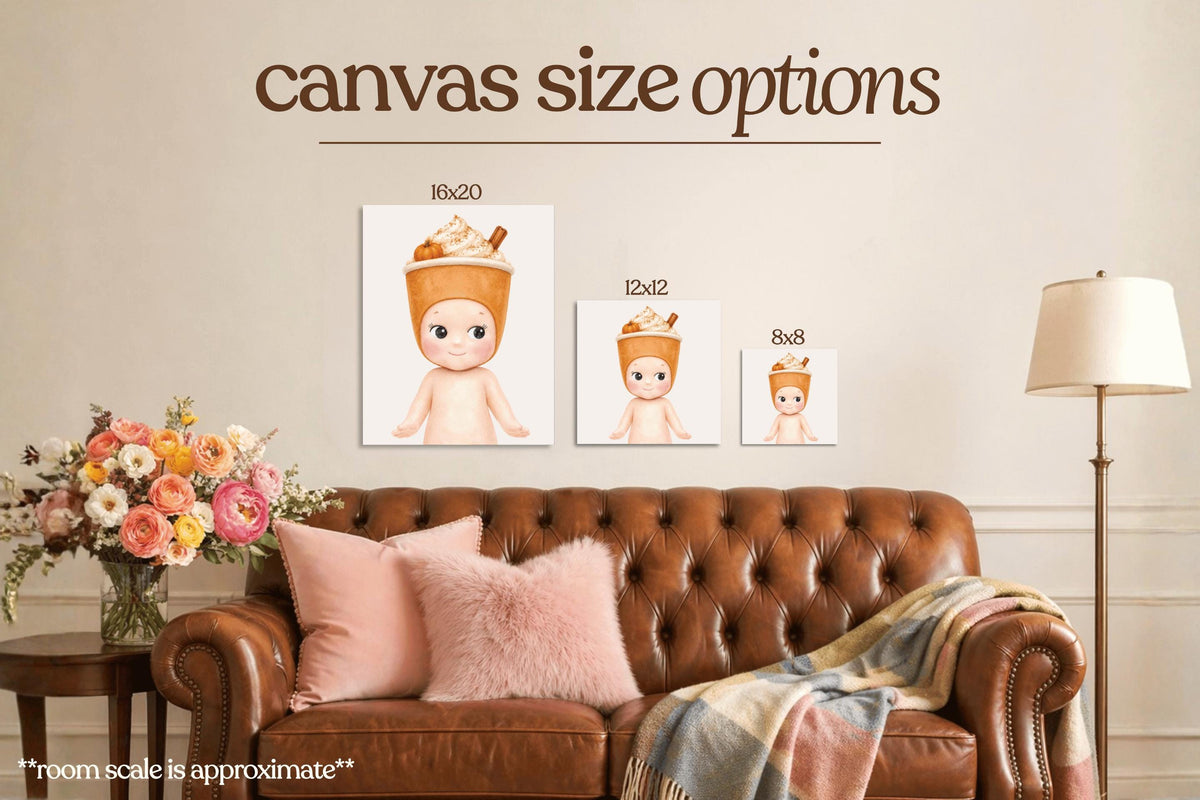 Pumpkin Spice Latte Sonny Bedazzle Canvas Kit