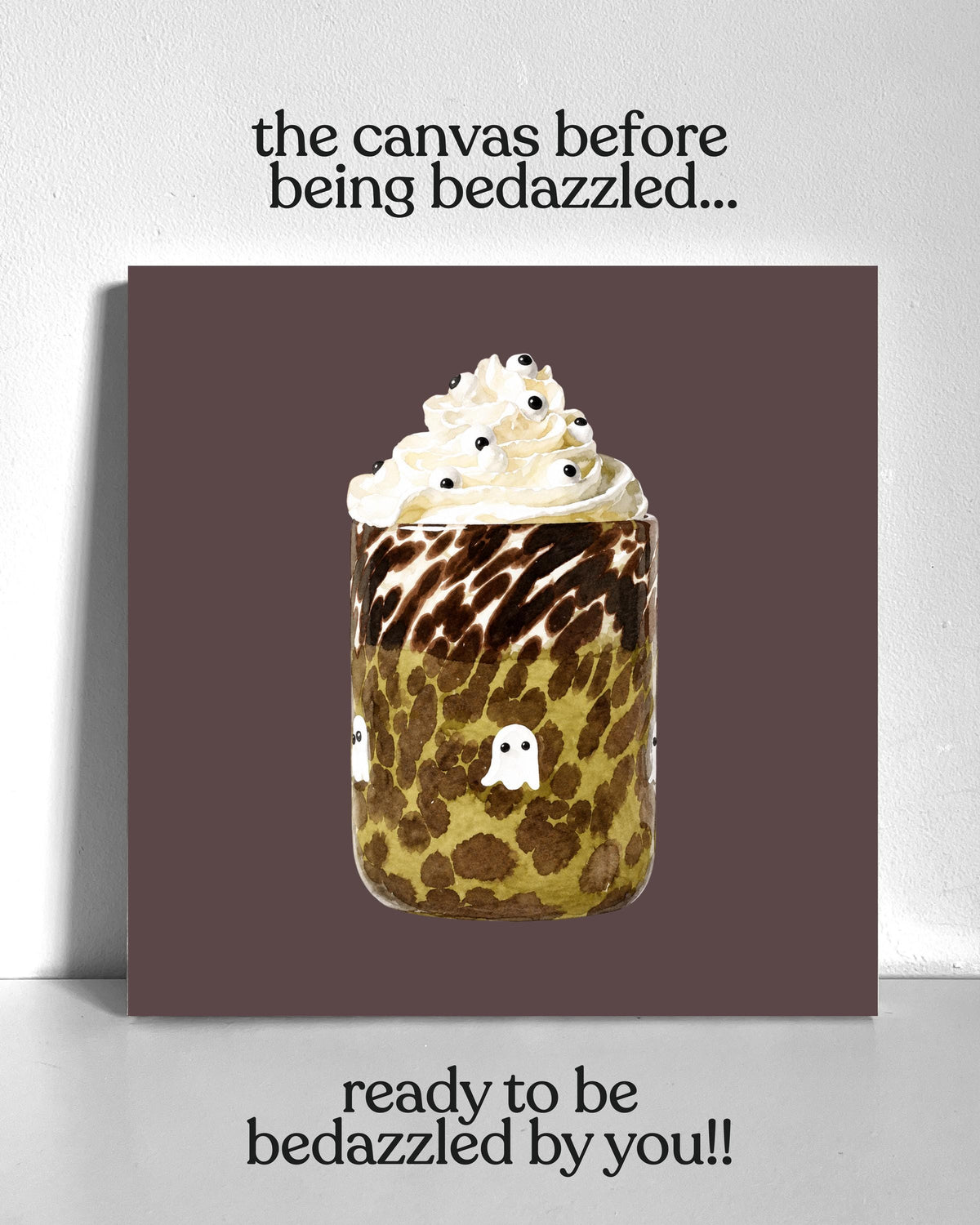 Spooky Drink Bedazzle Canvas Kit