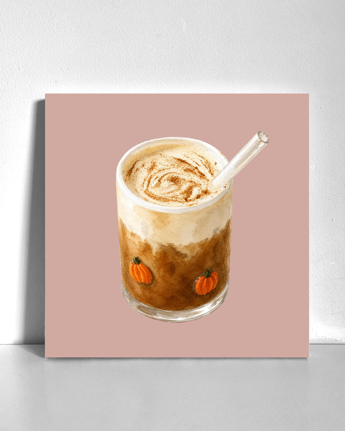 Pumpkin Spice Latte Bedazzle Canvas Kit