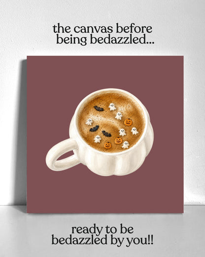 Autumn Drink Bedazzle Canvas Kit