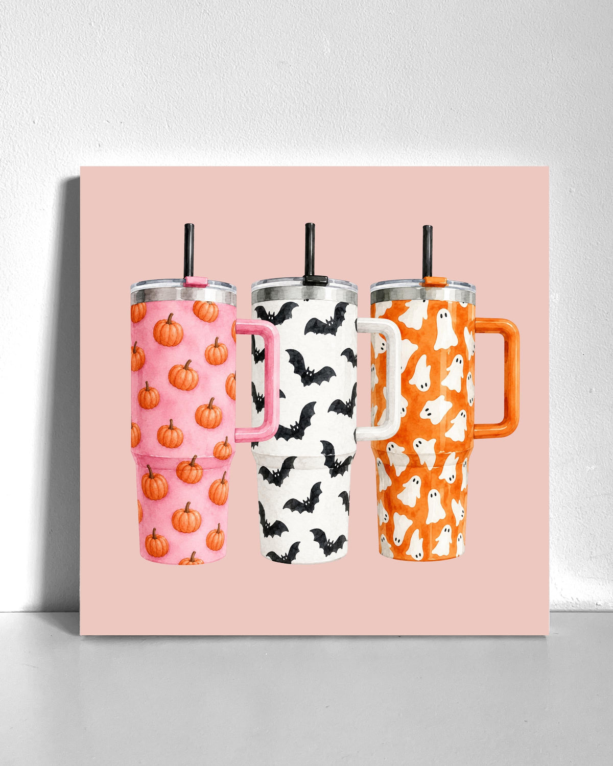 Fall Tumblers Bedazzle Canvas Kit