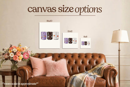 Aesthetic Spooky Glasses Bedazzle Canvas Kit