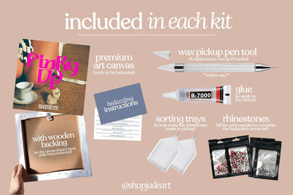 Custom Album Cover Bedazzle Canvas Kit