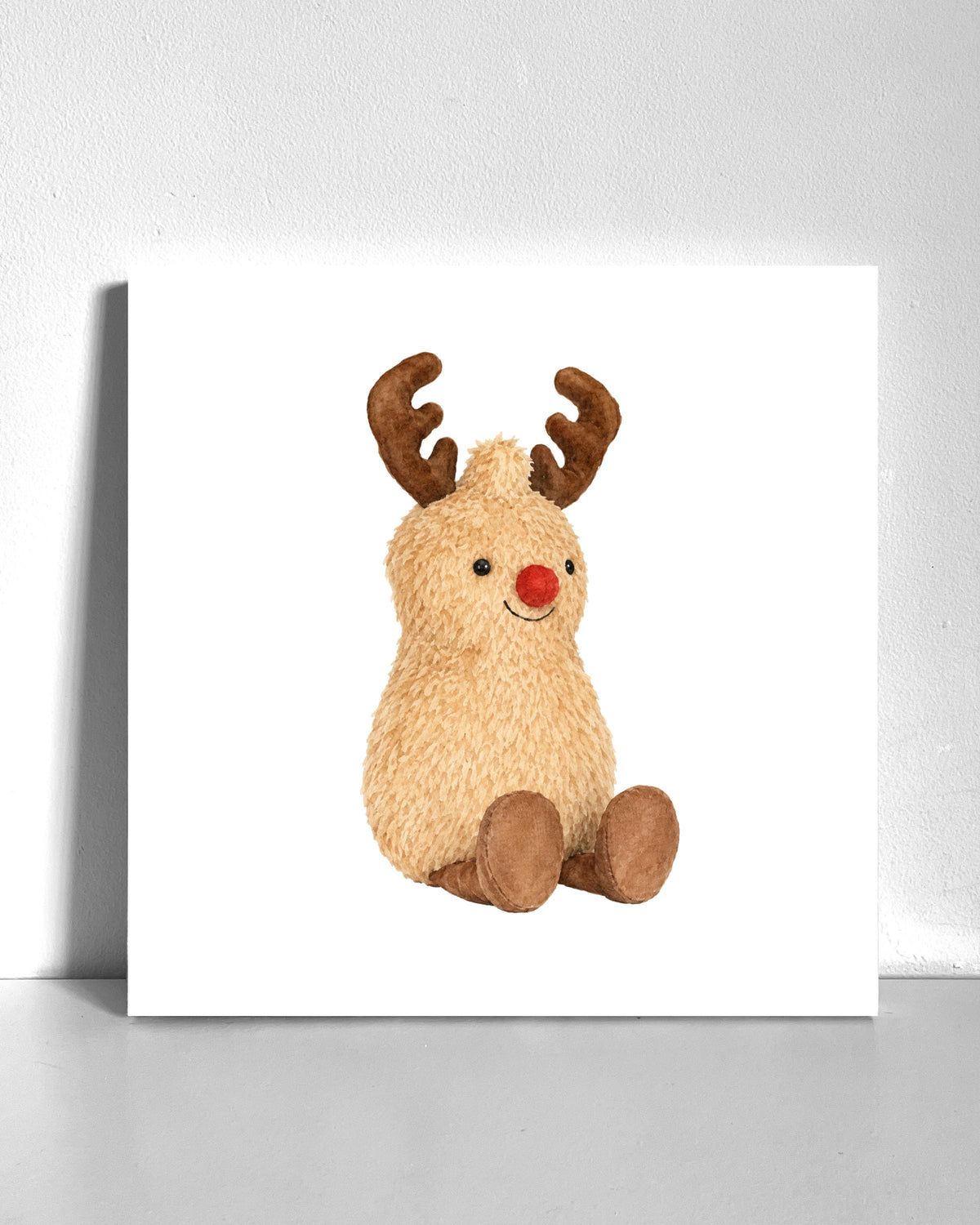 Christmas Peanut Plushie Bedazzle Canvas Kit