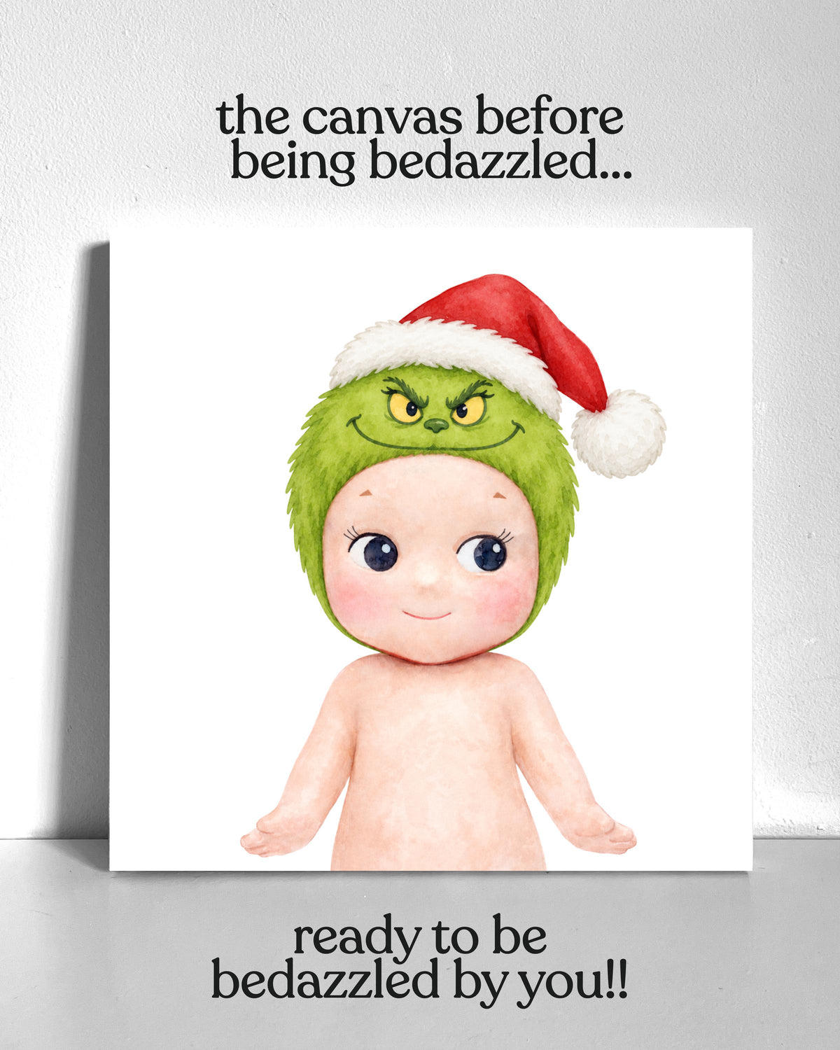 Grinch Sonny Bedazzle Canvas Kit