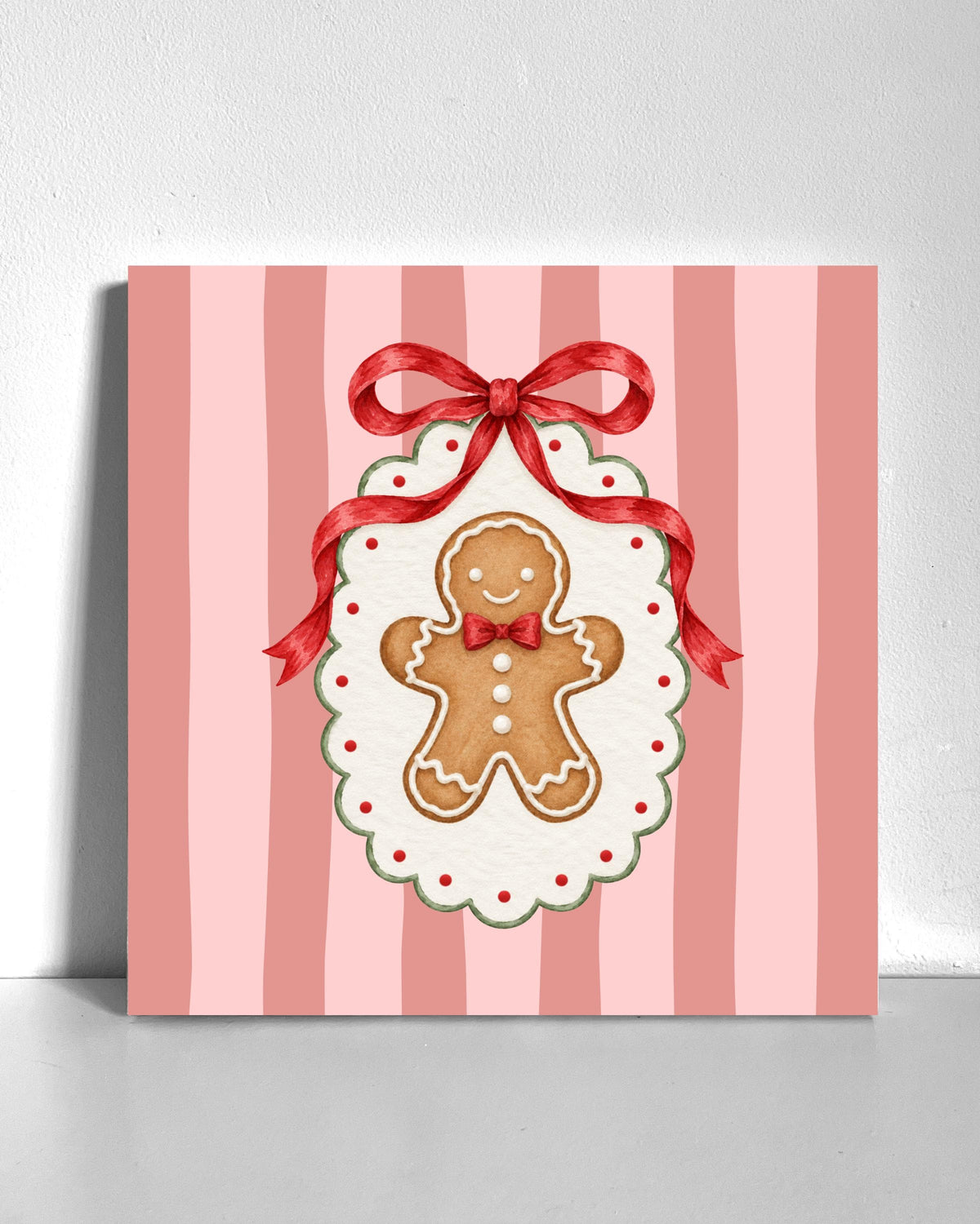 Traditional Gingerbread Bedazzle Canvas Kit