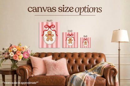 Traditional Gingerbread Bedazzle Canvas Kit