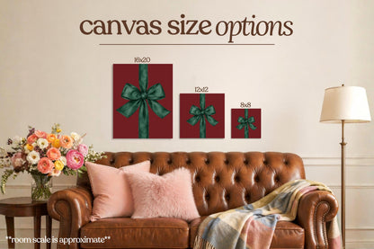 Green Gift Bedazzle Canvas Kit