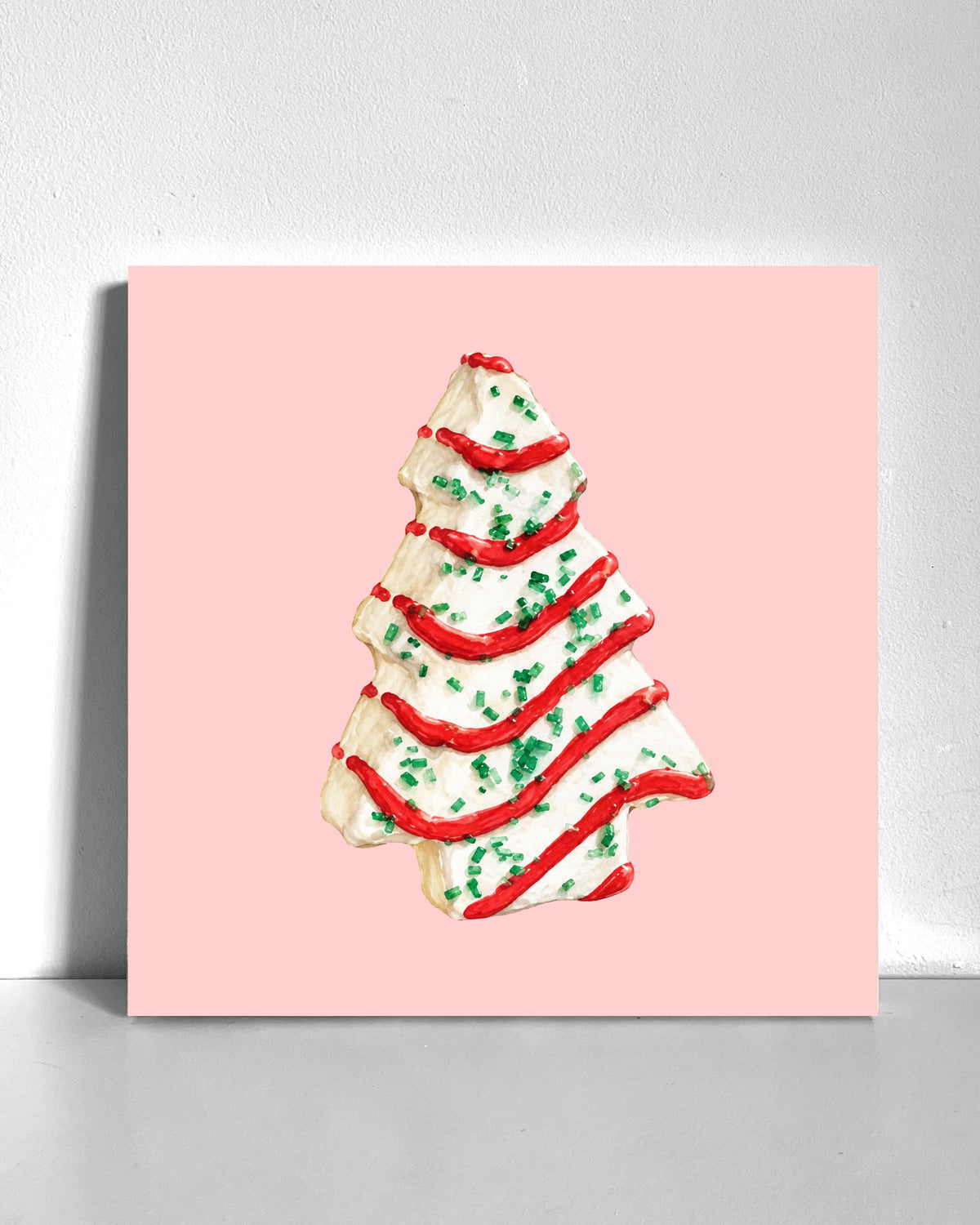 Tree Cake Bedazzle Canvas Kit
