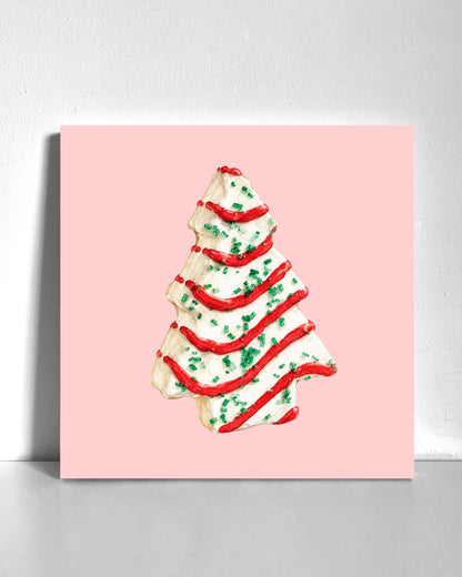 Tree Cake Bedazzle Canvas Kit