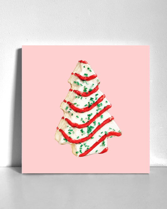 Tree Cake Bedazzle Canvas Kit