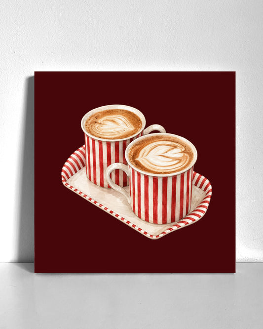 Striped Mugs Bedazzle Canvas Kit