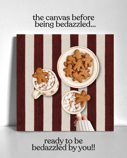 Cozy Cookies Bedazzle Canvas Kit