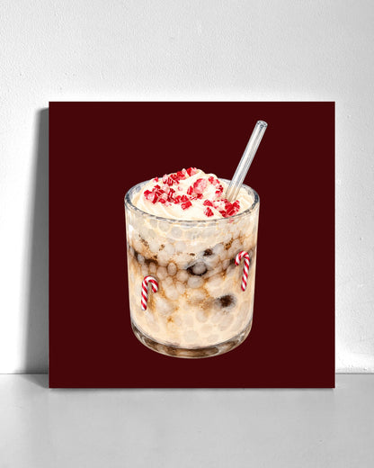 Aesthetic Holiday Drink Bedazzle Canvas Kit