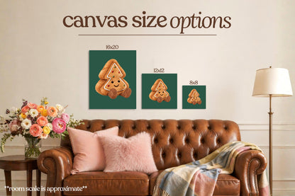 Christmas Tree Plushie Bedazzle Canvas Kit