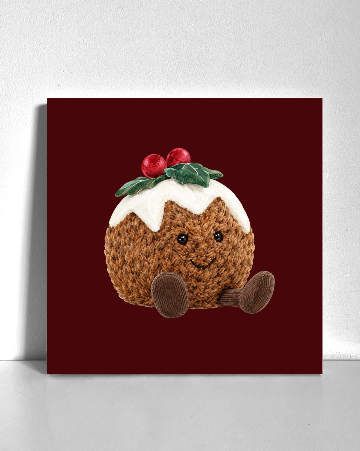 Christmas Pudding Bedazzle Canvas Kit