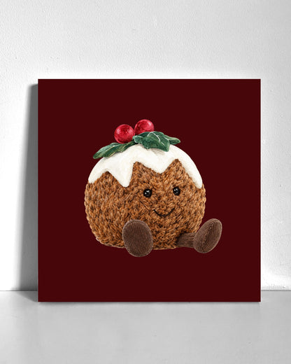 Christmas Pudding Bedazzle Canvas Kit