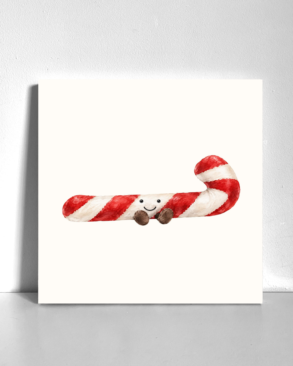 Candy Cane Plushie Bedazzle Canvas Kit