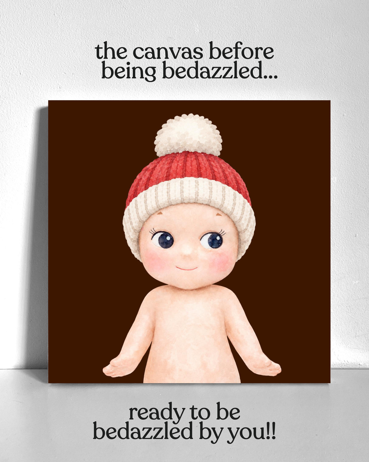 Winter Hat Sonny Bedazzle Canvas Kit