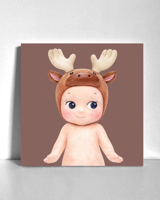 Reindeer Sonny Bedazzle Canvas Kit