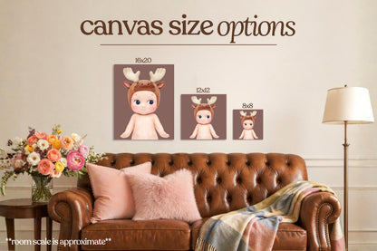 Reindeer Sonny Bedazzle Canvas Kit