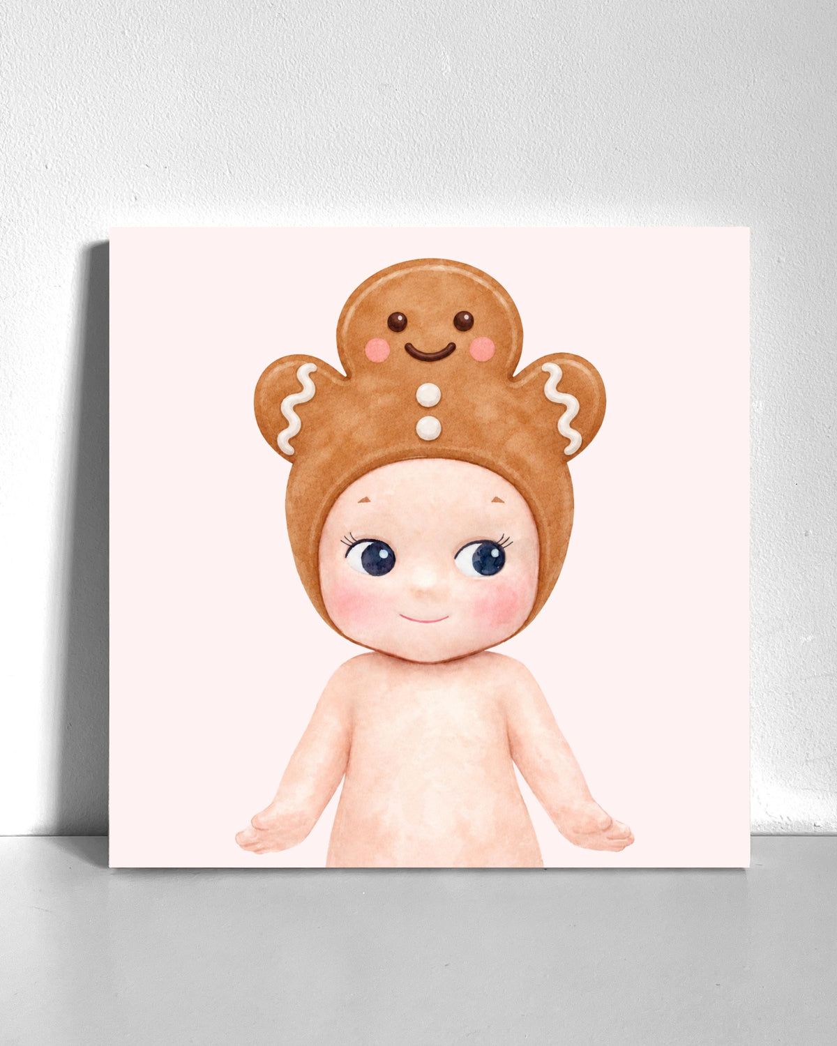 Gingerbread Sonny Bedazzle Canvas Kit